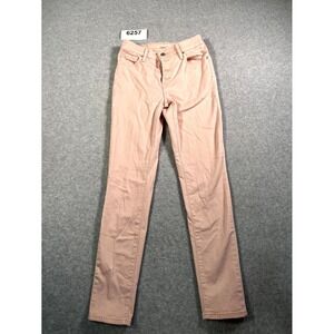 Levi's 721 Skinny Jeans Womens 26x30 Pink Denim Cotton Light Wash‎ High Rise